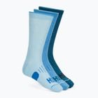 Шкарпетки Hoka Crew Run Sock 3-pack hazy blue/soft cobalt/night glow blue