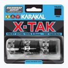 Обгортки для ракеток для сквошу Karakal X-TAK Grip 3 шт. чорна