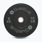 Диски бамперні олімпійські Sveltus Training Olympic Disc 5 кг black