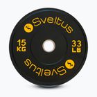 Диски бамперні олімпійські Sveltus Training Olympic Disc 15 кг black