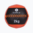 М'ячі медичний (волбол) Sveltus Wall Ball 2 кг black/red