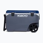 Холодильник туристичний Igloo Maxcold Latitude 90 Qt Roller 85 л carbonite/aegean sea