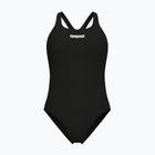 Жіночий суцільний купальник arena Team Swim Pro Solid black/white