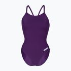 Купальник суцільний жіночий Arena Team Light Drop Solid plum/white