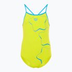 Купальник суцільний дитячий arena Star Graphic Lightdrop Back soft green / turquoise