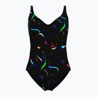 Купальник суцільний жіночий arena Abyss U Back multi black/black