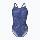 Купальник суцільний жіночий arena Fireflow Lightdrop Back navy/team navy