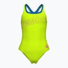 Купальник суцільний жіночі arena Logo Swim Pro artic lime/blue china