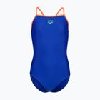 Купальник суцільний дитячий arena Light Drop Solid neon blue/team orange/team orange
