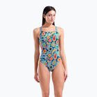 Купальник суцільний жіночий arena Fruits Lace Plus Back multi/turquoise / multi