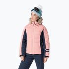 Дитяча лижна куртка Rossignol Girl Polydown cooper рожева