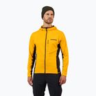 Кофта чоловіча Rossignol Blackside Mix Full Zip Hoodie Fleece saffron ylw