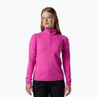 Кофта флісова жіноча Rossignol Mid Layer Stretch Half Zip electric fuchsia