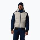 Куртка лижна чоловіча Rossignol Corduroy Down Bomber silver cloud/dark navy
