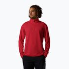 Кофта лижна чоловіча Rossignol Mid Layer Stertch Half Zip sports red