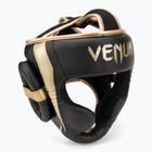 Боксерський шолом Venum Elite чорний / золотий