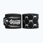 Боксерські бинти Venum Hand Wraps чорний/білий