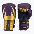 Рукавиці боксерські Venum Reverso Boxing dark purple/gold