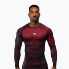 Лонгслів для тренувань чоловічий Venum Tactical XT Rashguards black/burgundy/gold