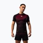 Футболка для тренувань чоловіча Venum Tactical XT Rashguards black/burgundy/gold