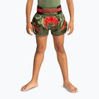 Дитячі тренувальні шорти Venum Inferno Kids Muay Thai army green/orange
