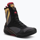 Кросівки боксерські Venum Elite Boxing stom grey/gold logo