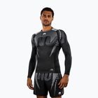 Рашгард лонгслів чоловічий Venum Adrenaline Rashguard black/silver grey