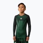 Рашгард дитячий Venum Attack Kids Rashguard fores green/off white
