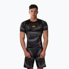 Рашгард чоловічий Venum Matupa Short Sleeve black/grey/gold