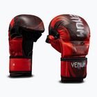 Рукавиці спарингові Venum Galactic 3.0 Sparring red/slver