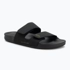 Шльопанці чоловічі Quiksilver Rivi Leather Double Adjust black 1
