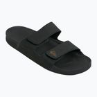 Шльопанці чоловічі Quiksilver Rivi Leather Double Adjust black 1