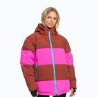 Жіноча сноубордична куртка ROXY X Rowley Block Puffer палена хна