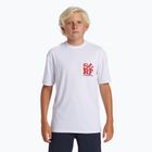 Дитяча футболка для плавання Quiksilver Everyday Surf Tee біло-чорна