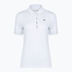 Футболка-поло тенісна жіноча Lacoste біла PF5179