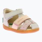 Дитячі сандалі Kickers Kick Bazar світло-рожеві/різнокольорові