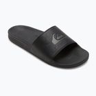Шльопанці чоловічі Quiksilver Rivi Nubuck Slide чорний 1