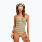 Купальник суцільний жіночий ROXY Dreamer HI oil green say it with stripes