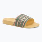 Шльопанці жіночі ROXY Slippy II Printed gold haze