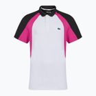 Чоловіча тенісна сорочка-поло Lacoste DH8963 біла/мальва чорна