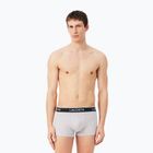 Боксерки чоловічі Lacoste 5H1300 3 pack silver chine/flagstone/black