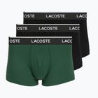 Боксерки чоловічі Lacoste 5H1300 3 pack black/green