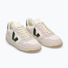 Взуття жіноче VEJA V-10 Prime Leather pure/black/parme