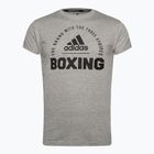 Чоловіча футболка adidas Boxing середня сіра / вересовий чорний