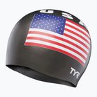 Шапочка для плавання TYR USA Silicone black