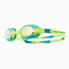 Дитячі окуляри для плавання TYR Swimple Tie Dye Дзеркальне золото / зелений / синій