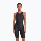 Купальник суцільний жіночий TYR Fusion 2 Aerofit Shortjohn black