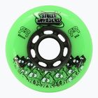 Колеса для роликів FR Skates Street Invaders Wheels 80mm/84A X4 green/black