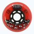 Колеса для роликів FR Skates Street Invaders Wheels 80mm/84A X4 red/black