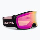 Маска лижна Alpina Nakiska Q-Lite black/rose matt/pink